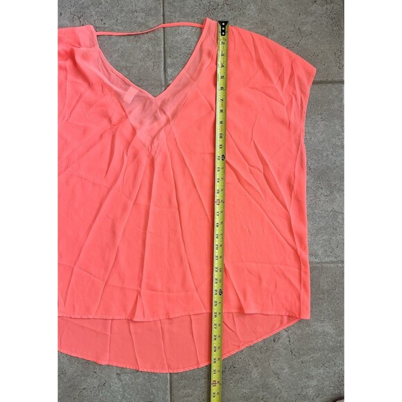 Torrid Size 3 Lightweight Sheer Blouse Flowy Vibrant - Picture 5 of 6